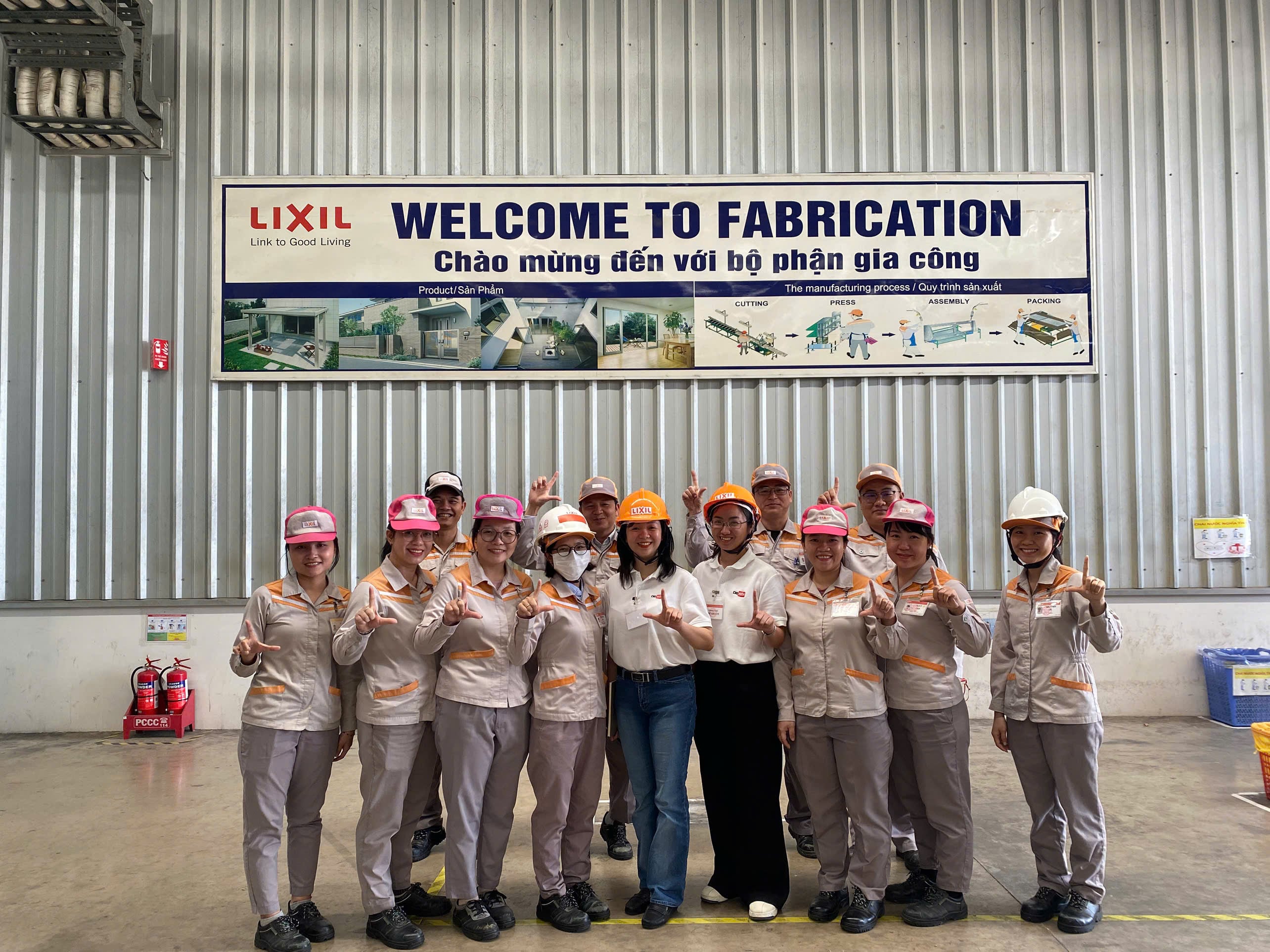 Photo with fabrication